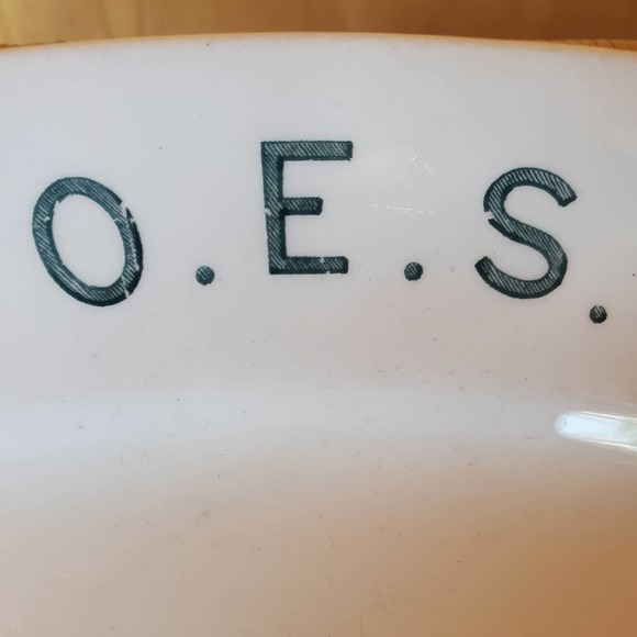 Antique Eastern Star OES serving dish 1909 - Picture 2 of 7